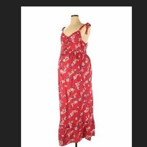 Red Maternity Dress